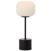 Liam Touch Table Lamp - Black